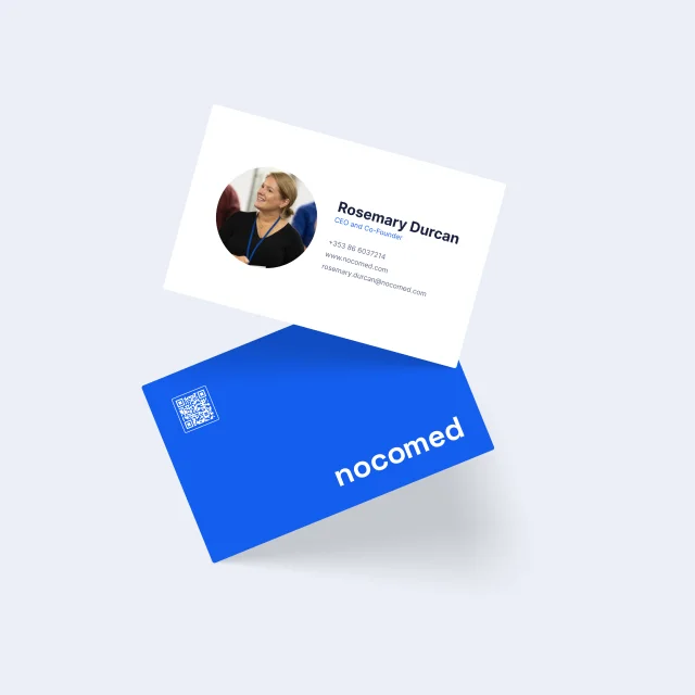 Nocomed business card design