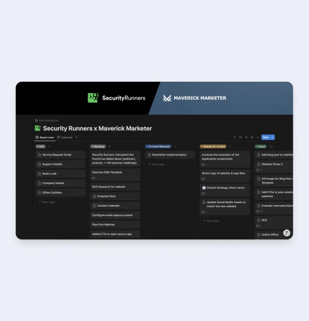 Security Runners brand overview